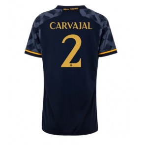 Real Madrid Daniel Carvajal #2 Replika Udebanetrøje Dame 2023-24 Kortærmet